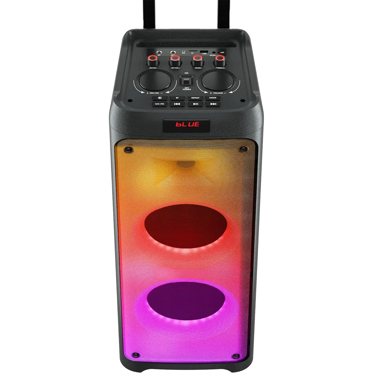 JVC 40W 2x6.5-Inch Woofer Trolley Speaker with Wireless Mic XS-N5212PB