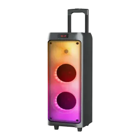 JVC 40W 2x6.5-Inch Woofer Trolley Speaker with Wireless Mic XS-N5212PB