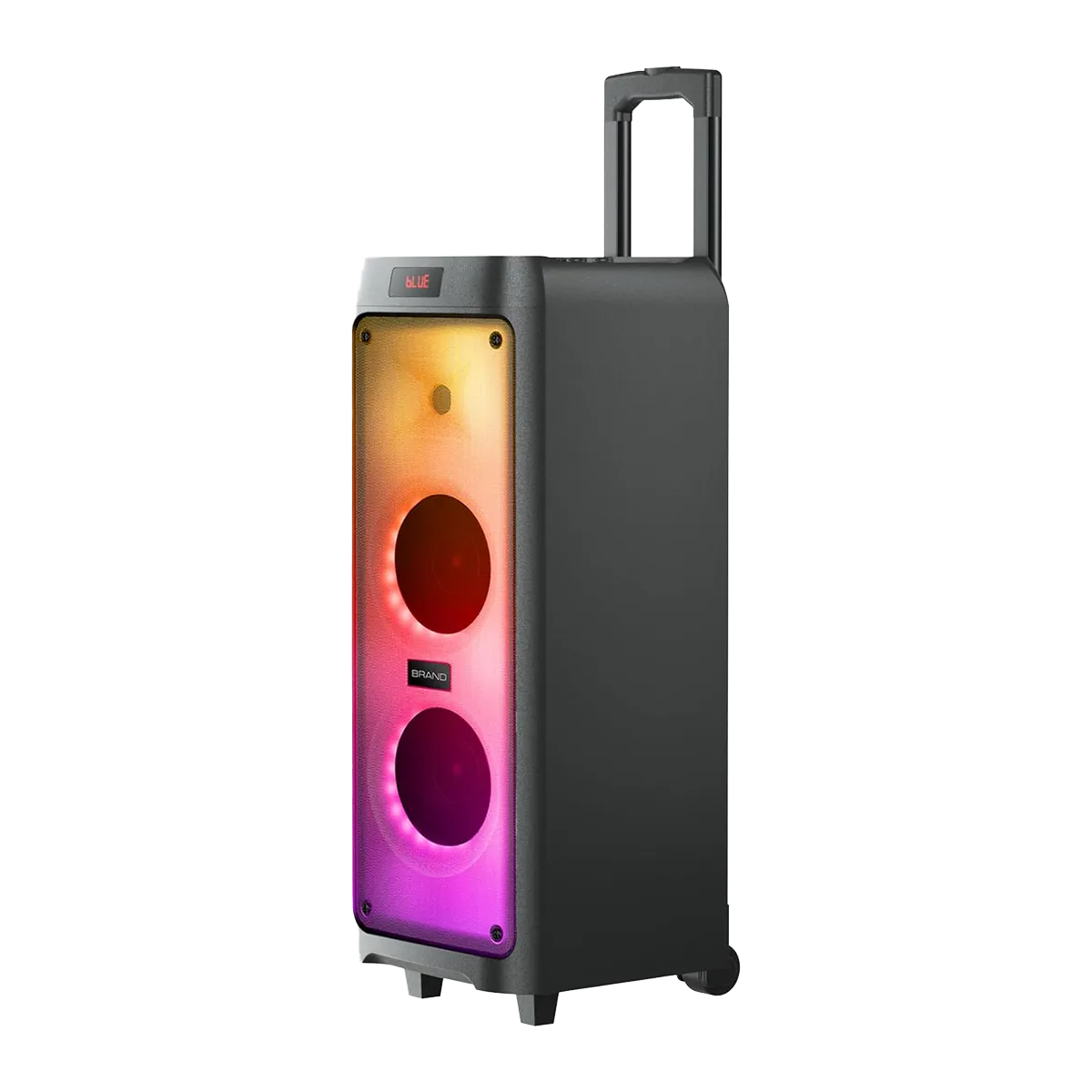 JVC 40W 2x6.5-Inch Woofer Trolley Speaker with Wireless Mic XS-N5212PB