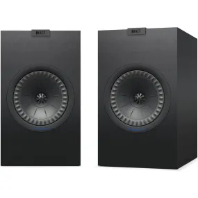 KEF Q350 OPEN BOX Bookshelf Speakers - Black - Pair-Excellent Condition