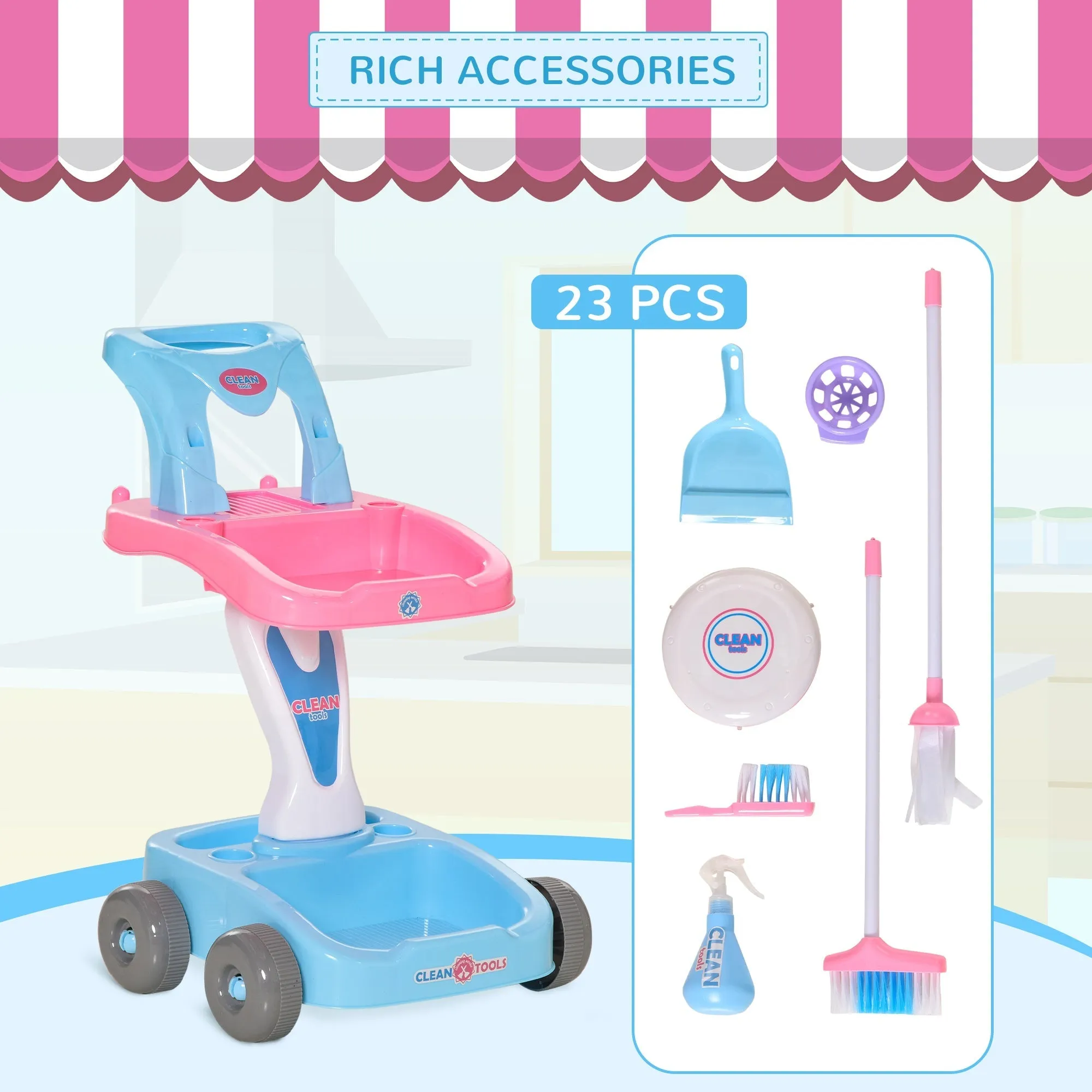 Kids Cleaning Playset
