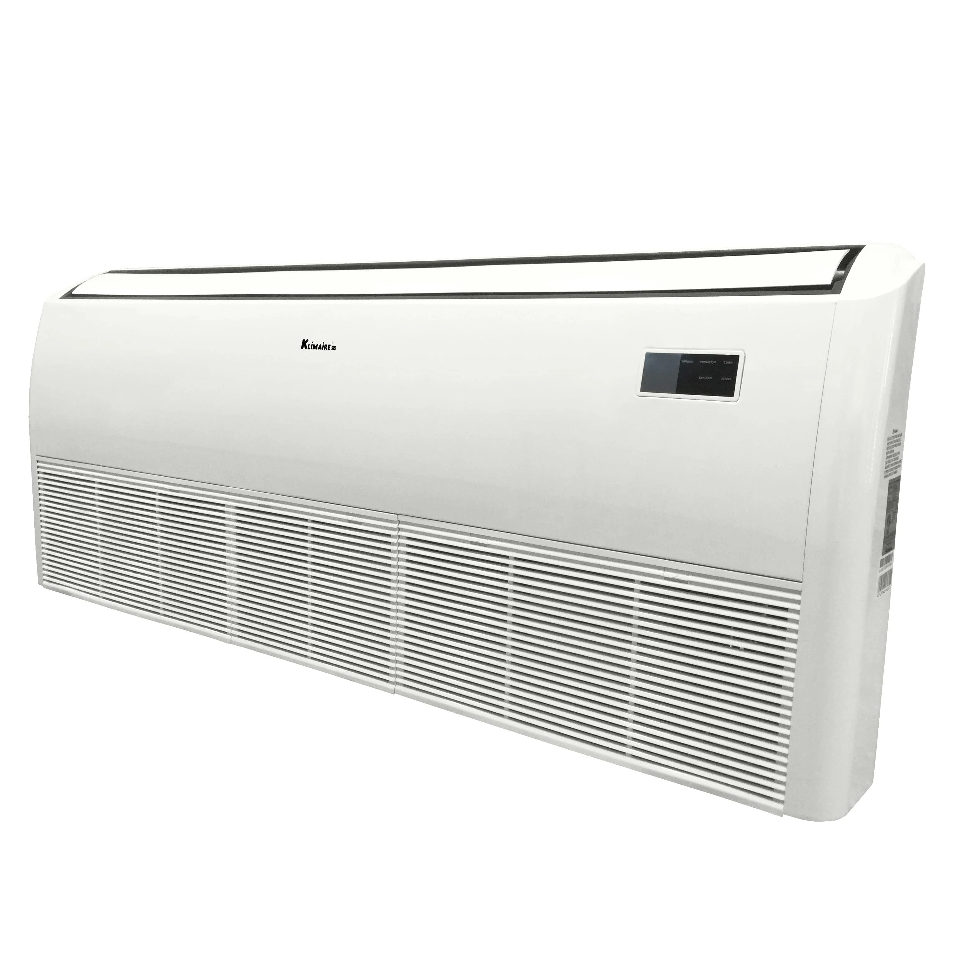 Klimaire 60,000 Btu 19.8 SEER2 Light Commercial Floor-ceiling Ductless Mini-split Inverter Air Conditioner Heat Pump System 220V