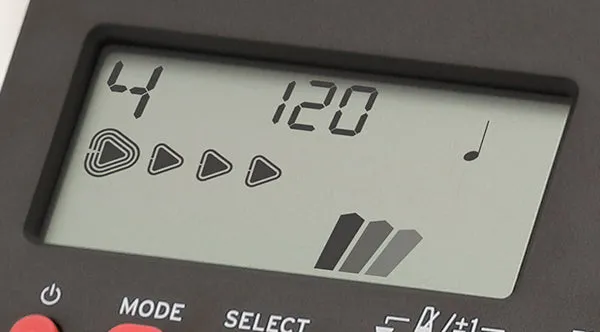 Korg MA2BKRD Black Digital Metronome (Red)