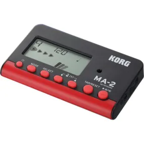 Korg MA2BKRD Black Digital Metronome (Red)