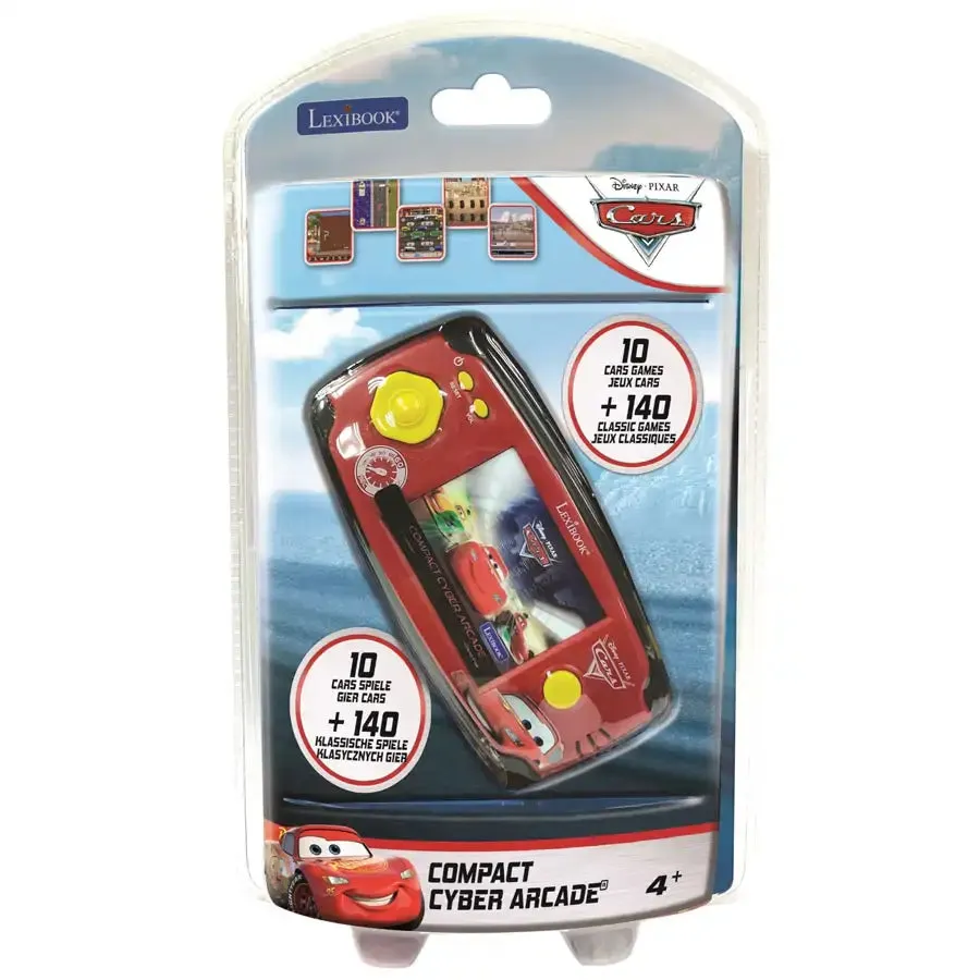Lexibook Cars Handheld Console Compact Cyber Arcade 2.5 Inch 150 Games