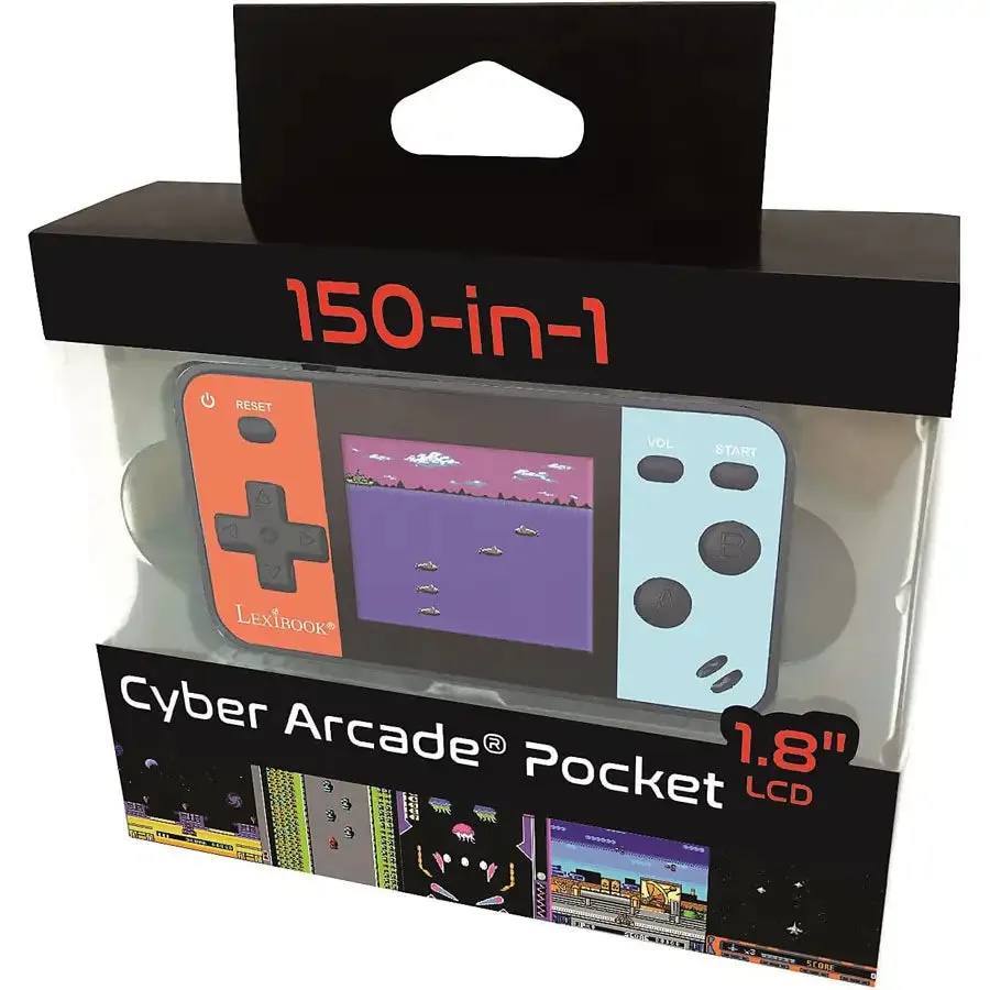 Lexibook Handheld Console Cyber Arcade Pocket 1.8 Inch 150 Games