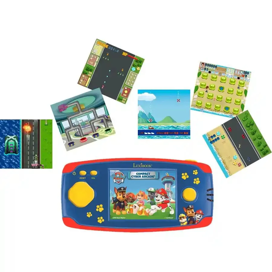 Lexibook Paw Patrol Handheld Console Compact Cyber Arcade 2.5 Inch 150 Games