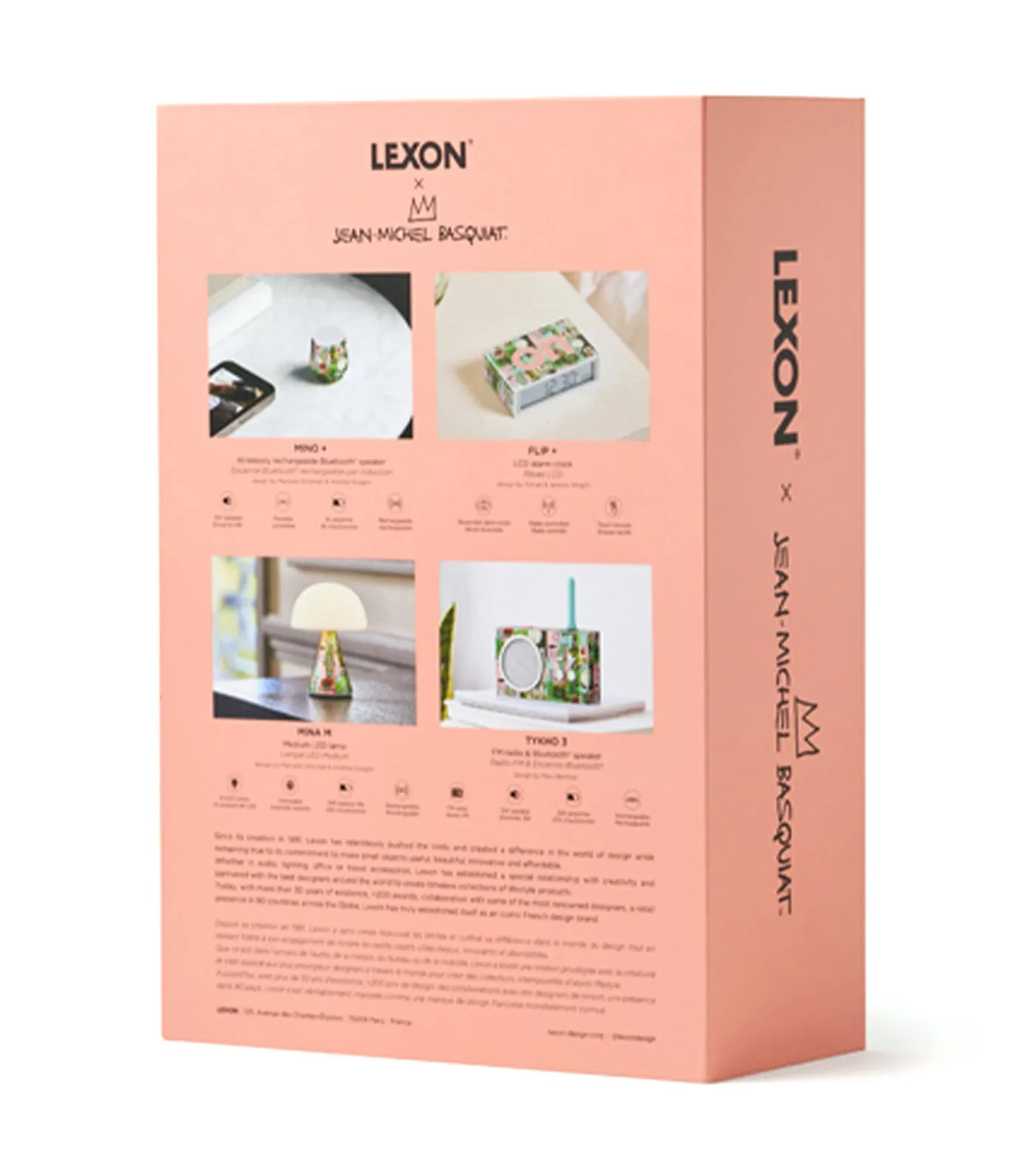 Lexon x Jean-Michel Basquiat Gift Set In Italian