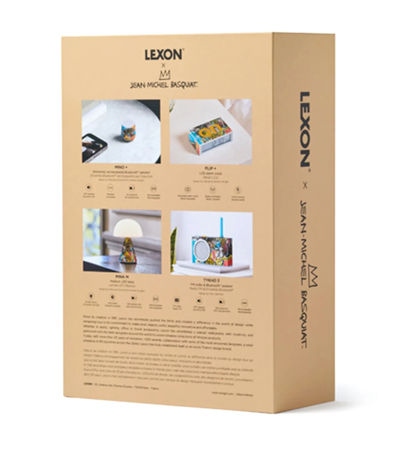 Lexon x Jean-Michel Basquiat Gift Set Untitled (Skull)