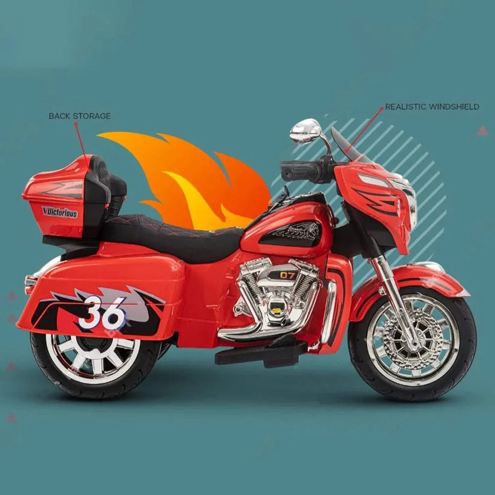 Licensed Police Electric Motorcycle 12V