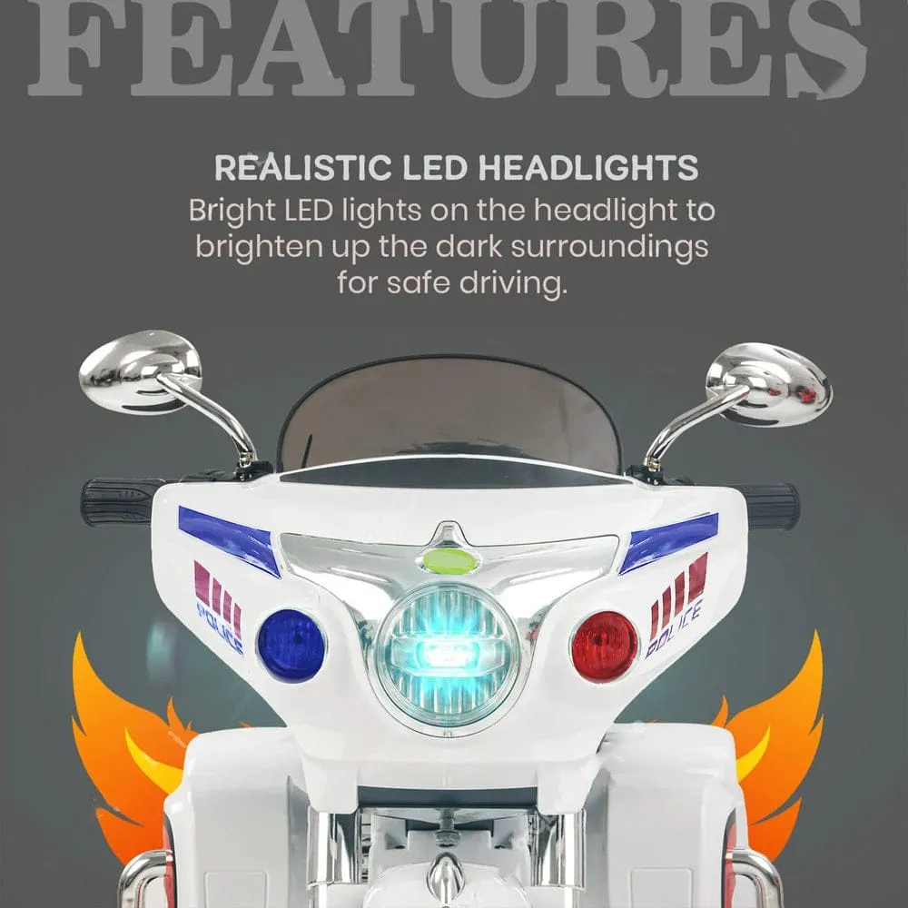 Licensed Police Electric Motorcycle 12V