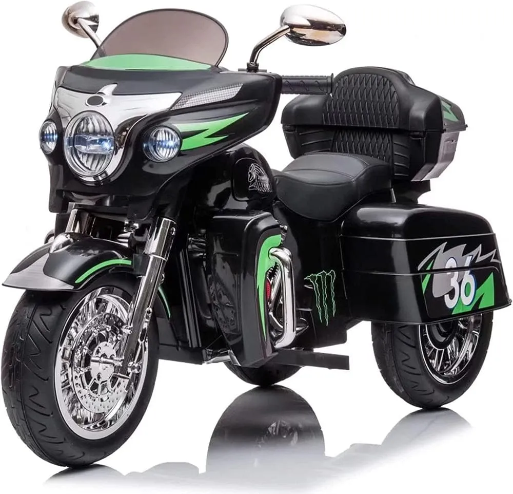 Licensed Police Electric Motorcycle 12V