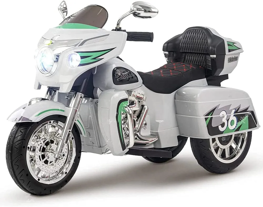 Licensed Police Electric Motorcycle 12V