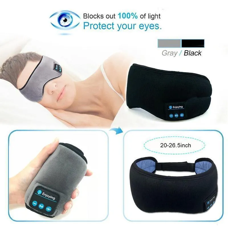 Lifesparking™Sleep mask with wireless stereo bluetooth earphone