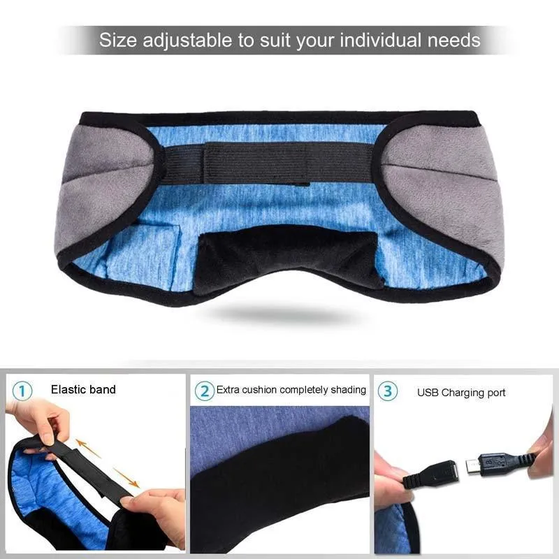 Lifesparking™Sleep mask with wireless stereo bluetooth earphone