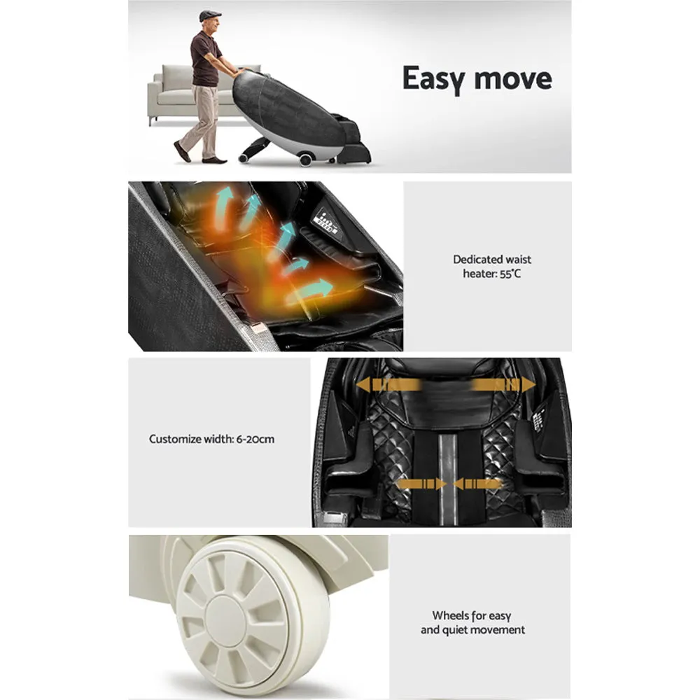 Livemor Massage Chair Zero Gravity Electric Massage Recliner Chair Deluxe Black