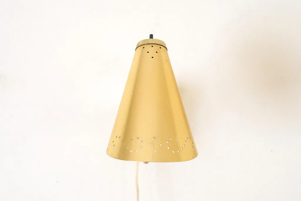 MCM Brass Wall Sconce