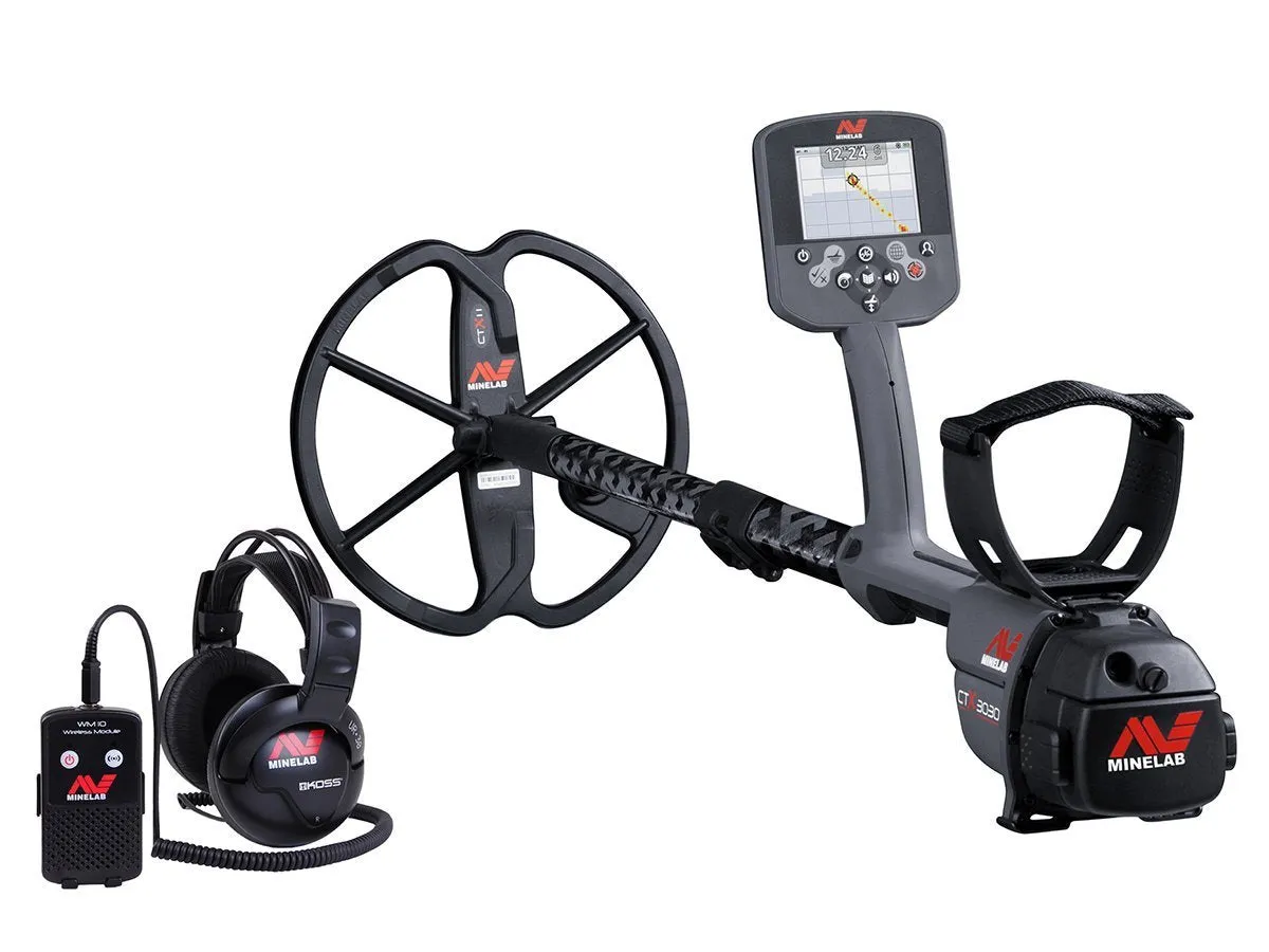 Minelab CTX 3030 Standard Pack Metal Detector with GPS Rechargeable 3228-0101