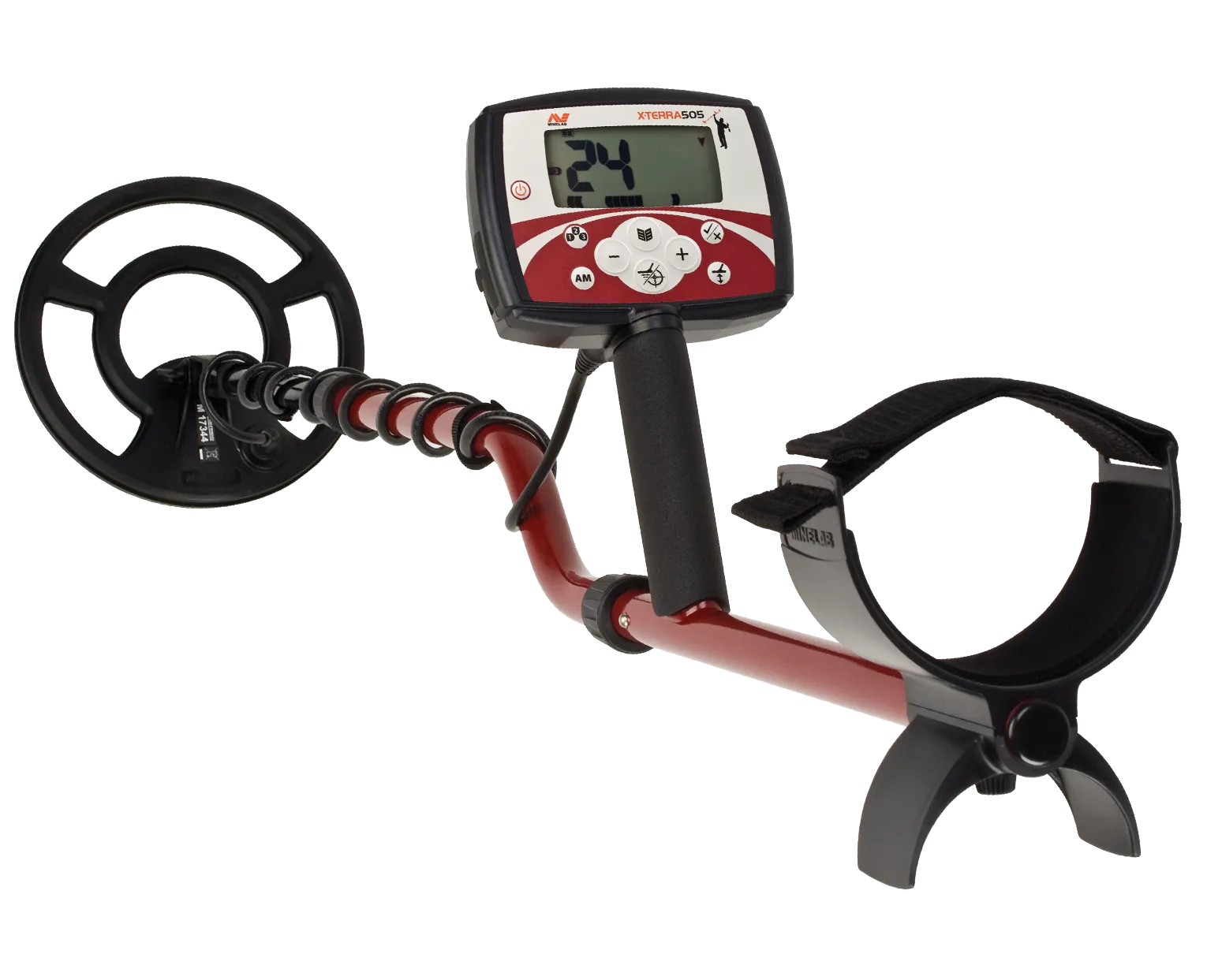 Minelab X-TERRA 505 with 9" Coil Concentric Lightweight Metal Detector (3705-0113)