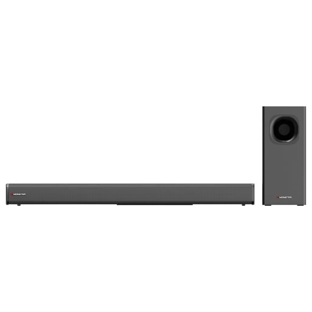 Monster MTSB21 2.1 Channel Soundbar with Wireless Subwoofer