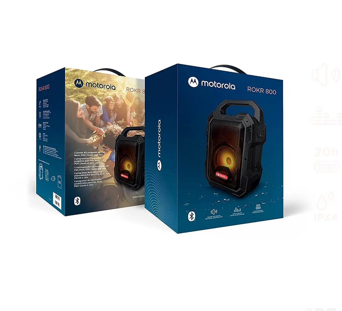 Motorola ROKR 800 Wireless Portable Party Speaker - Black