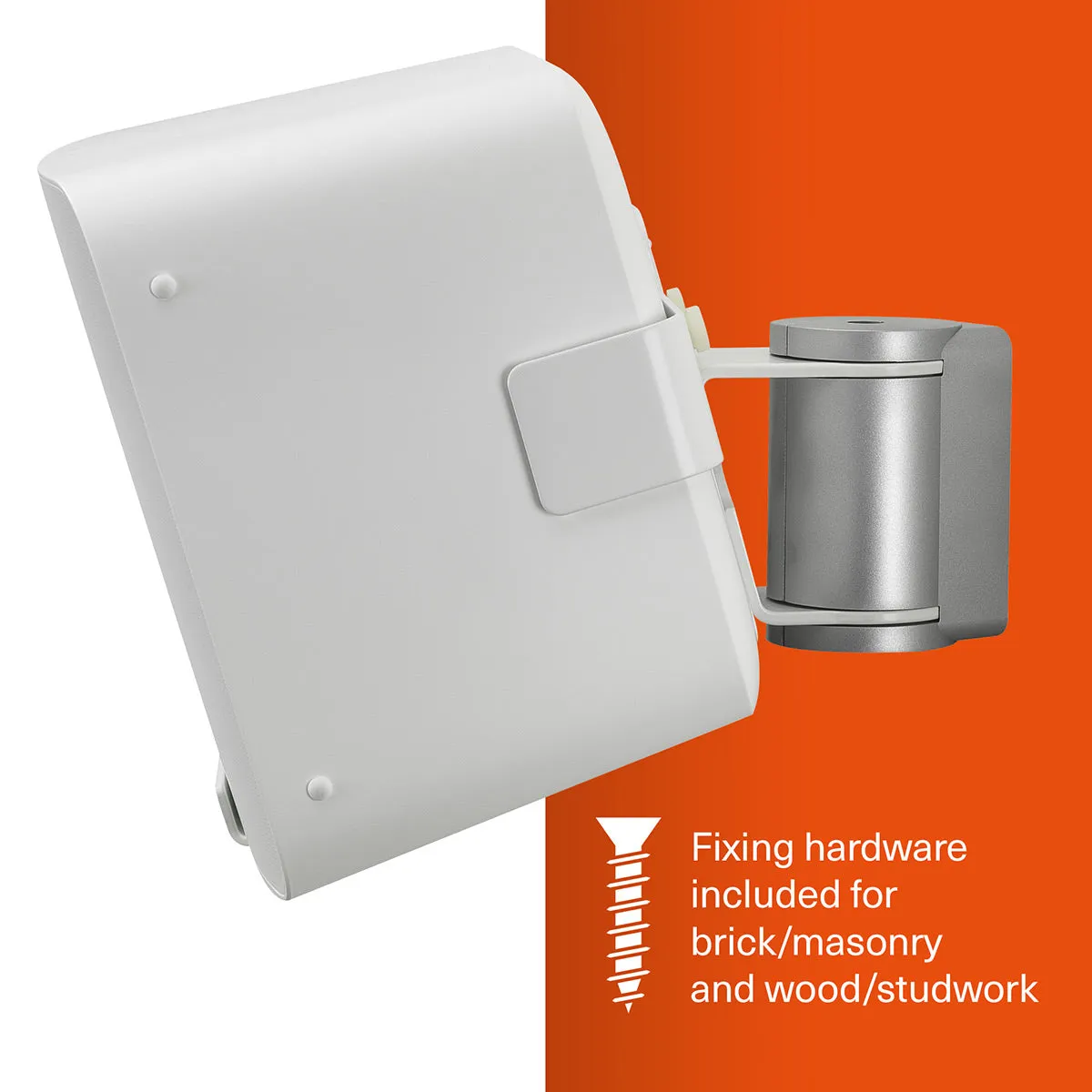 Mountson Premium Wall Mount for Sonos Five & Play:5 - Each (White)