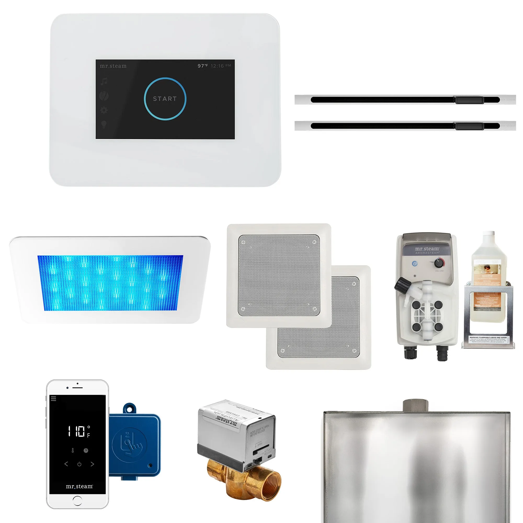 Mr. Steam iDream® Max Linear Steam Generator Control Bundle