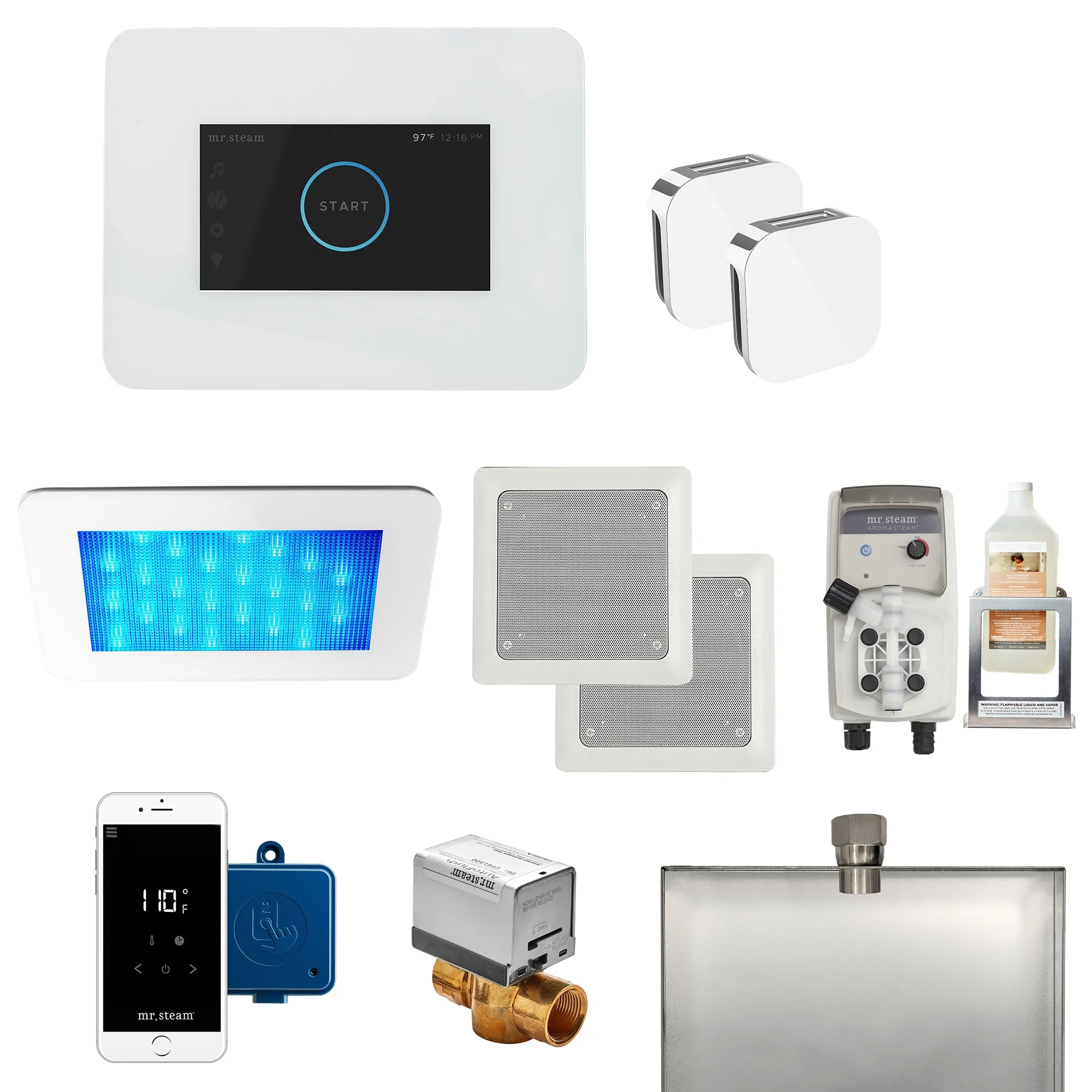 Mr. Steam iDream® Max Steam Generator Control Bundle