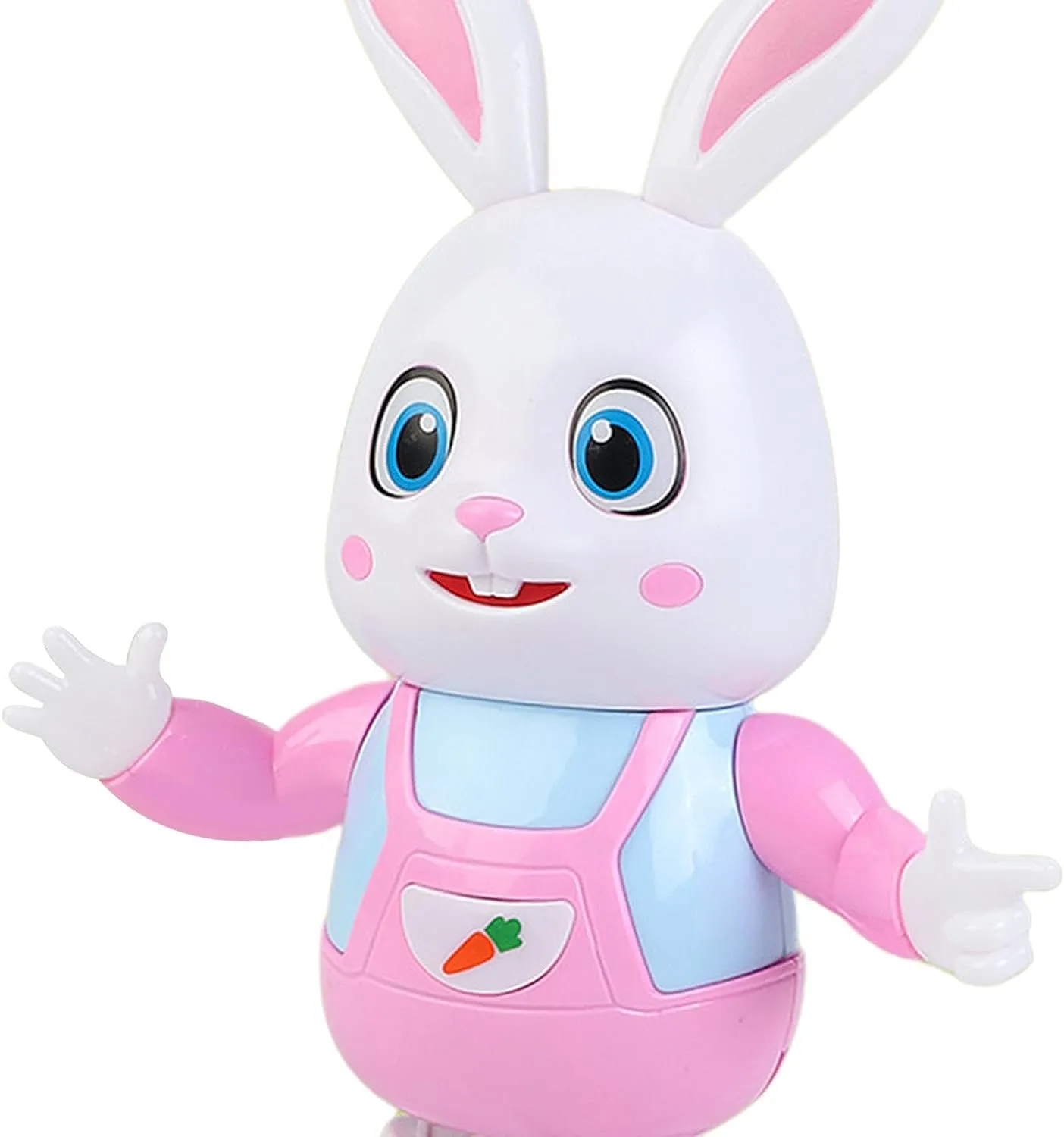 (Net) Robot Rabbit Walking Dancing Sing Electronic Bunny Music Robotic Animal  With LED Cute Electric Pet Toy Kids Birthday Gift