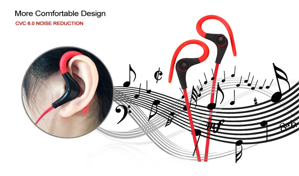New bluetooth headset wireless earphone headphone bluetooth earpiece sport running stereo earbuds with microphone auriculares