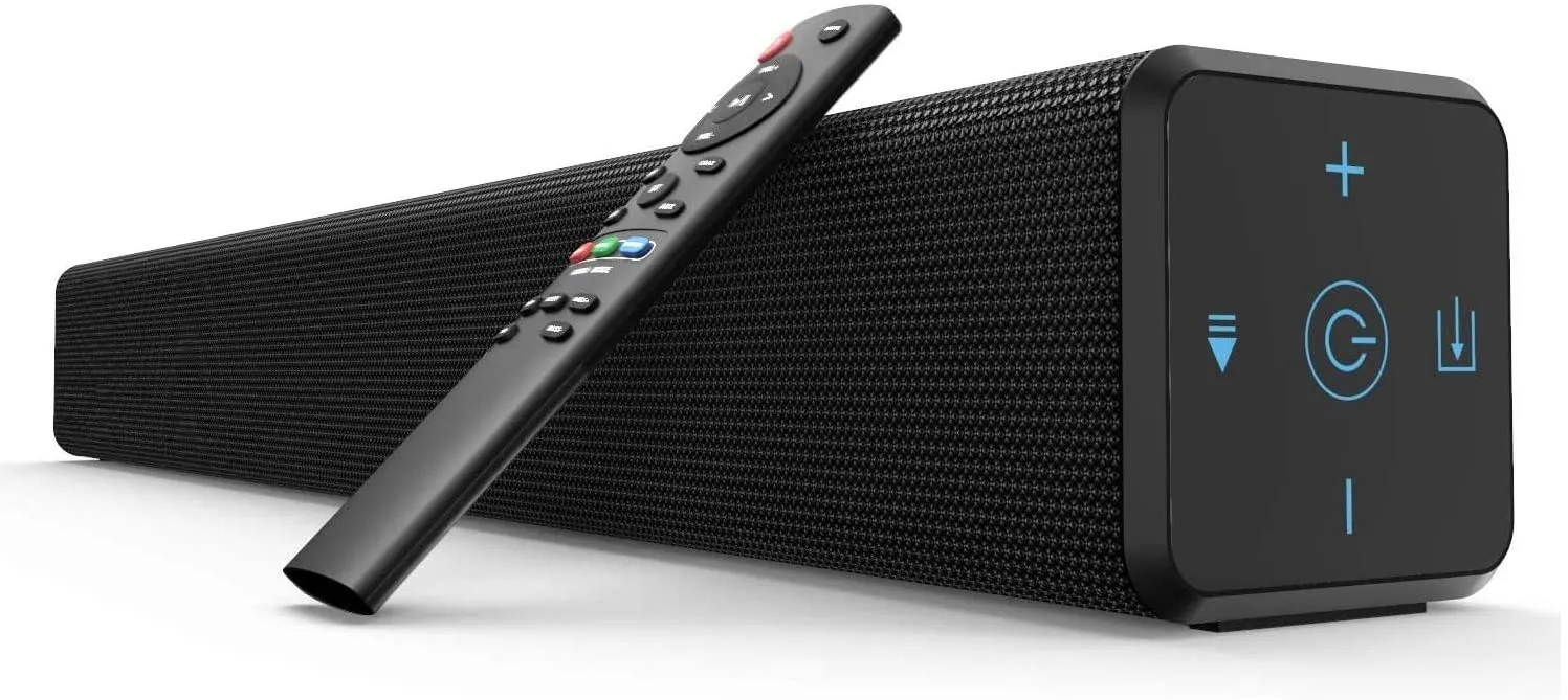 Norcent Black Mamba KB-2020 Series,Model MB-3221NS,2.1 Channel Bluetooth 5.0 TV Soundbar with Built-in Dual Subwoofer TV Speakers,100Watt 32 Inch Soundbar System, 2020 New Version