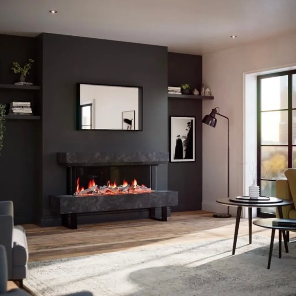 OER Apollo Electric Fireplace Suite With VS1300 Fire