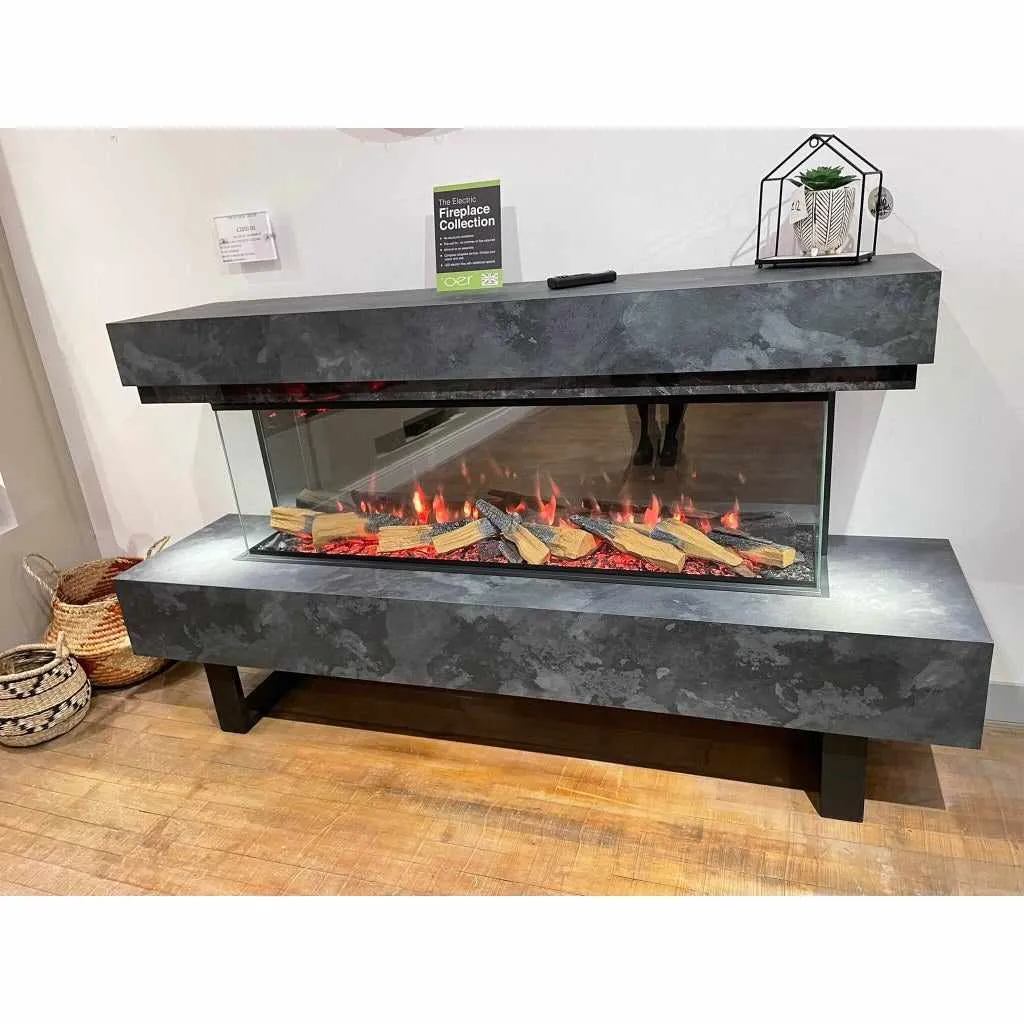 OER Apollo Electric Fireplace Suite With VS1300 Fire