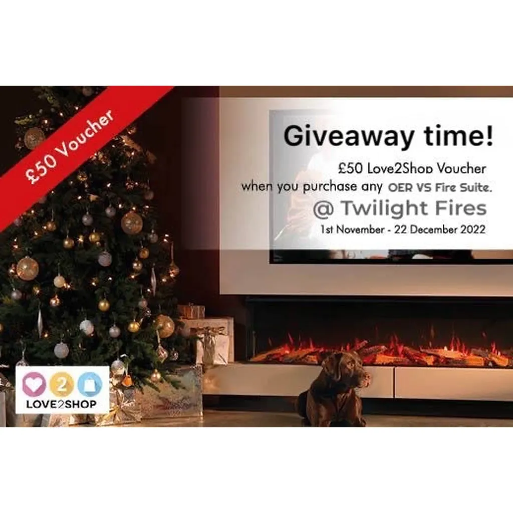 OER Apollo Electric Fireplace Suite With VS1300 Fire