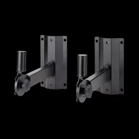 On Stage SS7322B Adjustable Wall Mount Speaker Bracket - Pair