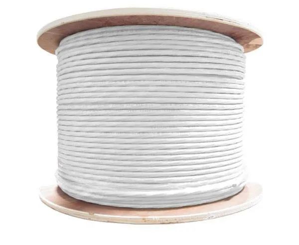 Outdoor Direct Burial Speaker Wire, Audio Cable: 16/2, 16/4, 14/2, 14/4 Strand OFC CMX, 500' White and Black