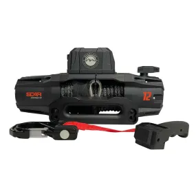 Overland Vehicle Systems (19129901) S.C.A.R. 12S 12,000 lb. Winch with Synthetic Rope