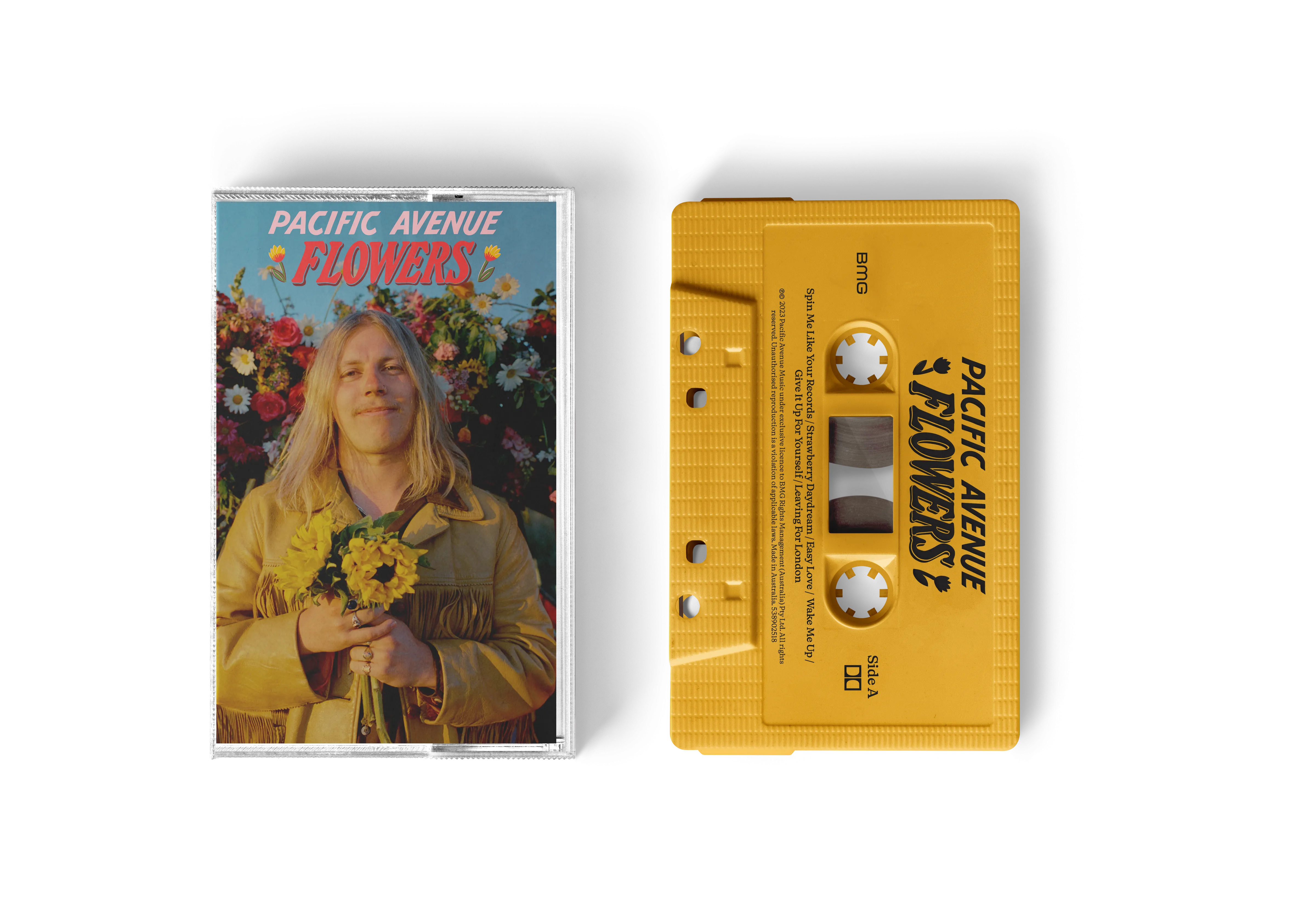 Pacific Avenue / Flowers Collector’s Edition Yellow Cassette & Signed Photo - Ben