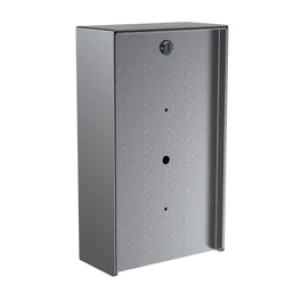 PEDESTAL PRO 814HOU-2NIP-03-304 8" x 14" Portrait Stainless Housing fits 2NIP SIP Speaker