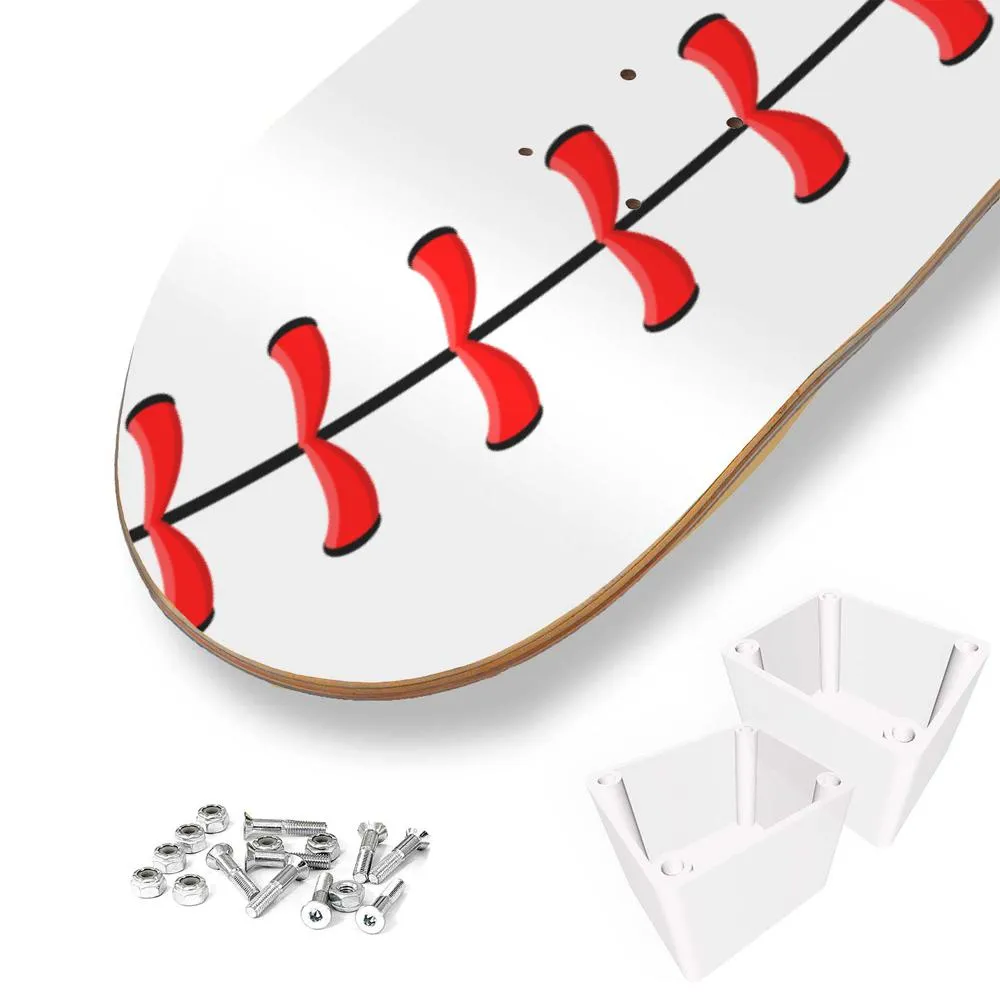 Personalized Baseball with Name Skateboard Wall Art