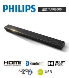 PHILIPS Soundbar Dolby Atmos Theater-quality sound