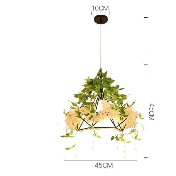 Plant Chandelier Music Restaurant Creative Chandelie