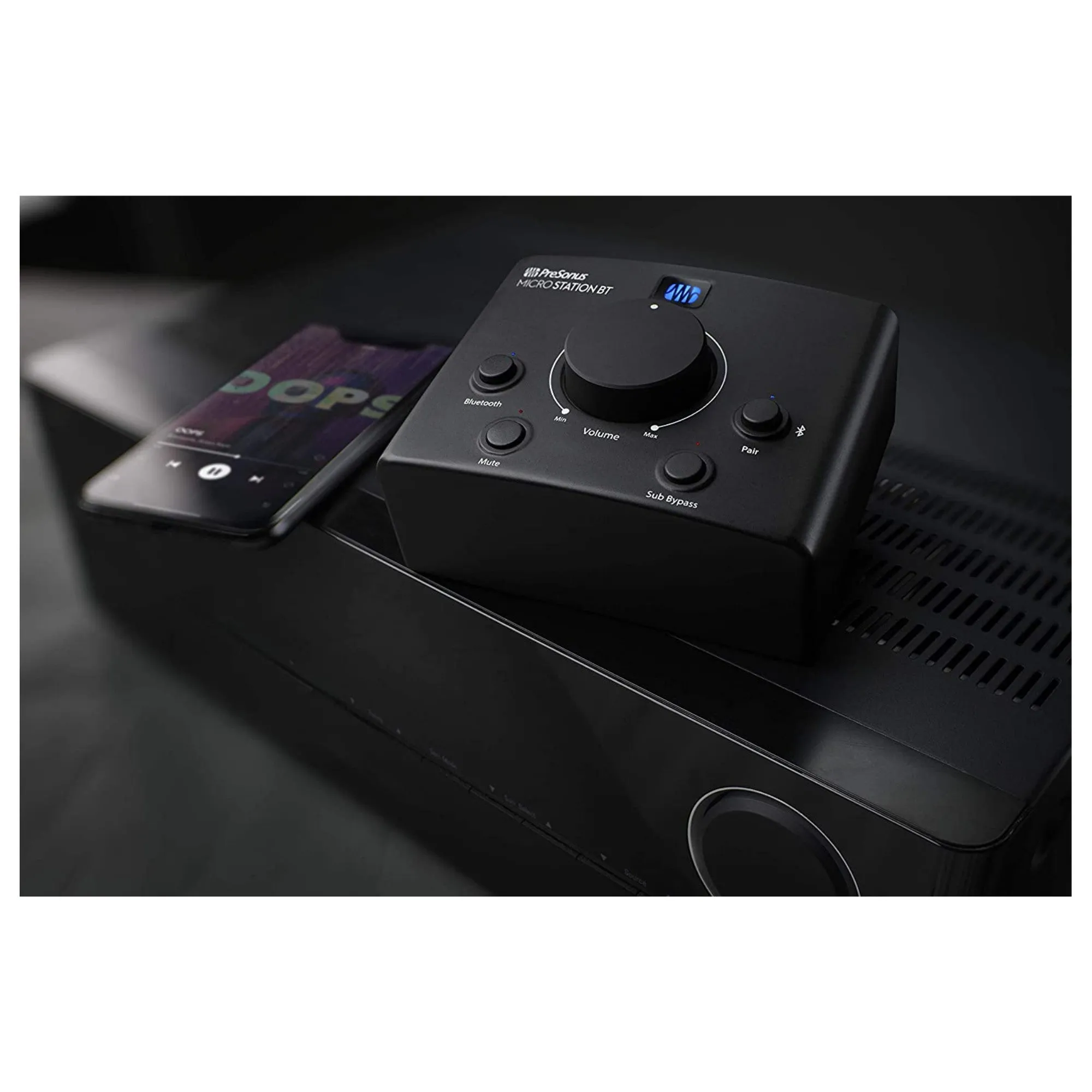 PreSonus MicroStation BT Monitor Controller with Bluetooth Connectivity