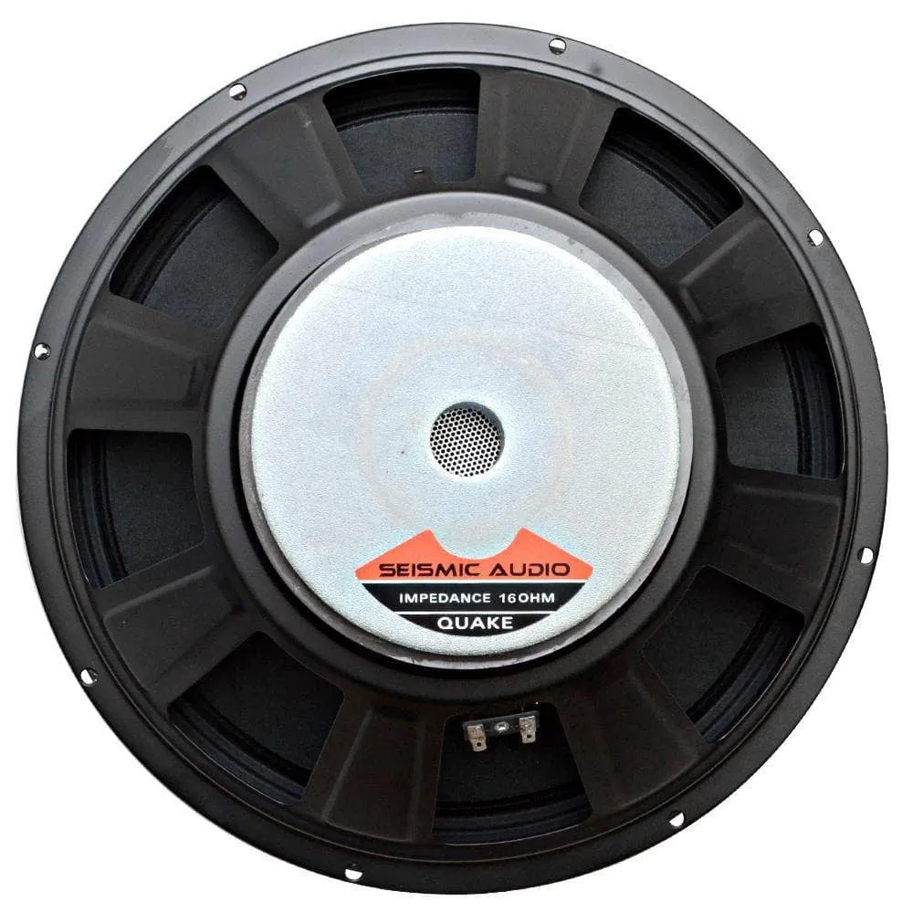 Quake 15" Steel Frame Speaker Driver 16 Ohm (Pair)