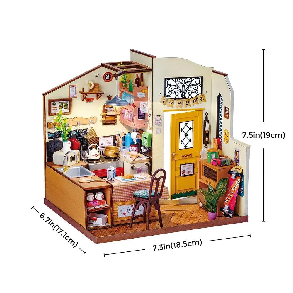 Robotime Rolife DIY Mini Model Kit - Homey Kitchen