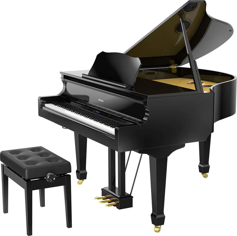 Roland GP-609 Digital Grand Piano - Polished Ebony Finish
