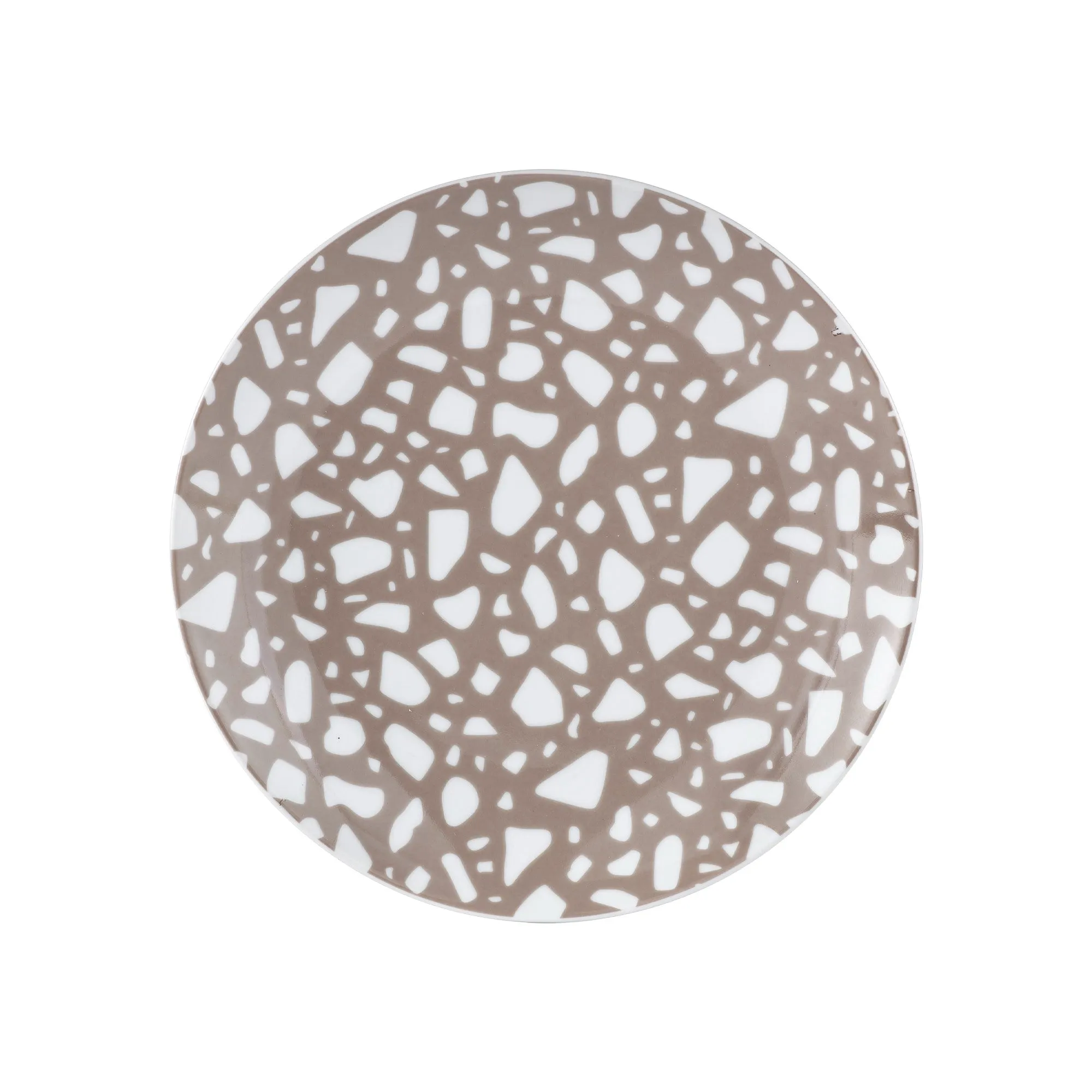 Safdie & Co. Dinnerset 16PC Terrazzo Beige
