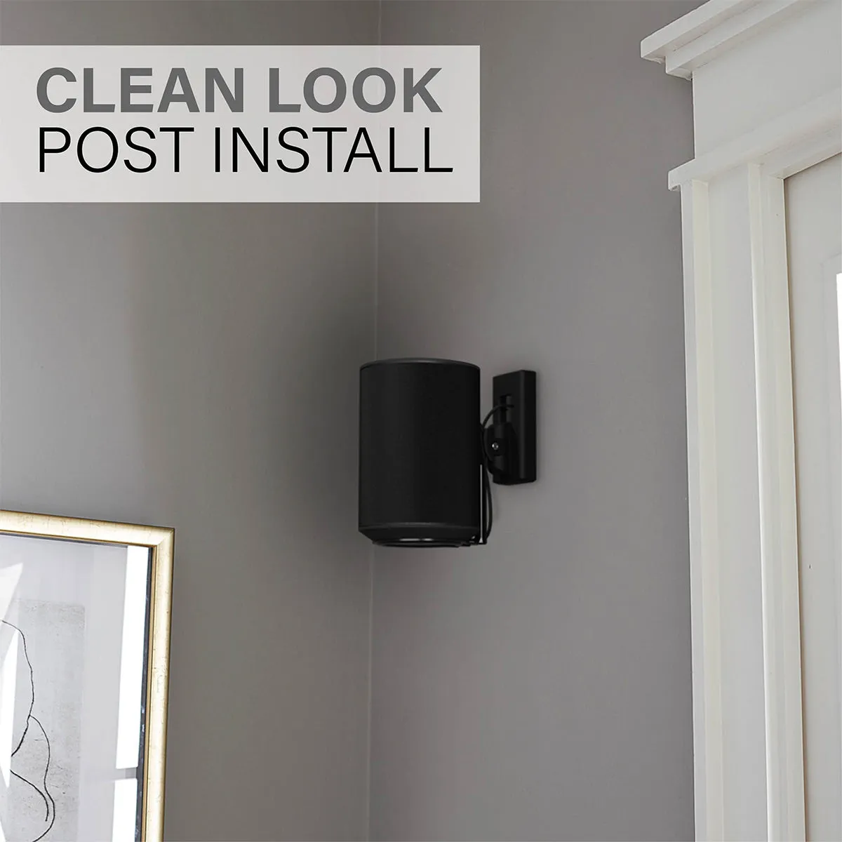 Sanus Universal Tilt & Swivel Speaker Wall Mount and Power Kit - Each