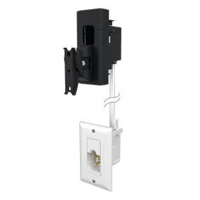 Sanus Universal Tilt & Swivel Speaker Wall Mount and Power Kit - Each
