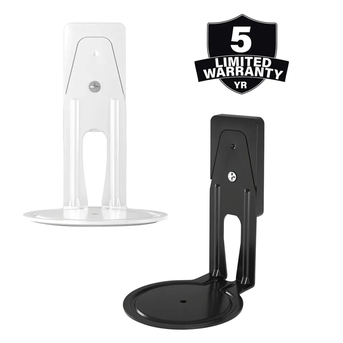 Sanus WSFME12 Fixed Speaker Wall Mounts for Sonos Ear 100 - Pair (White)
